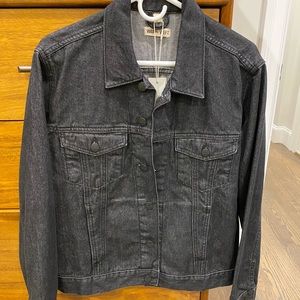Warp + Weft Black Jean Jacket (NWT)
